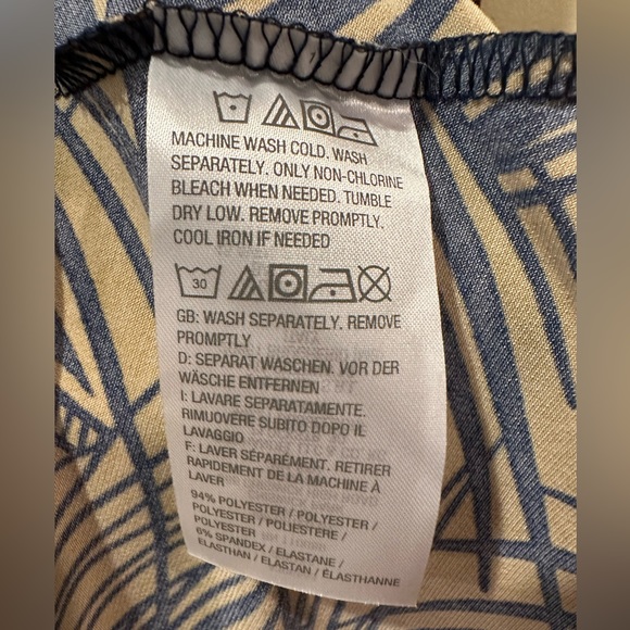 Attitudes maxi dress with jacket. Navy and Tan. Size XS - Picture 10 of 14